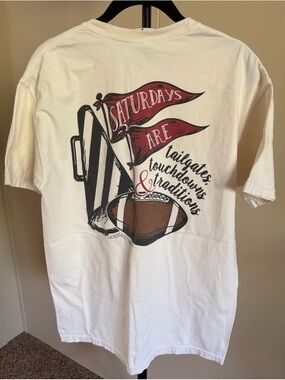 Kickoff Couture Football Pocket Comfort Colors Unisex Tee Size M